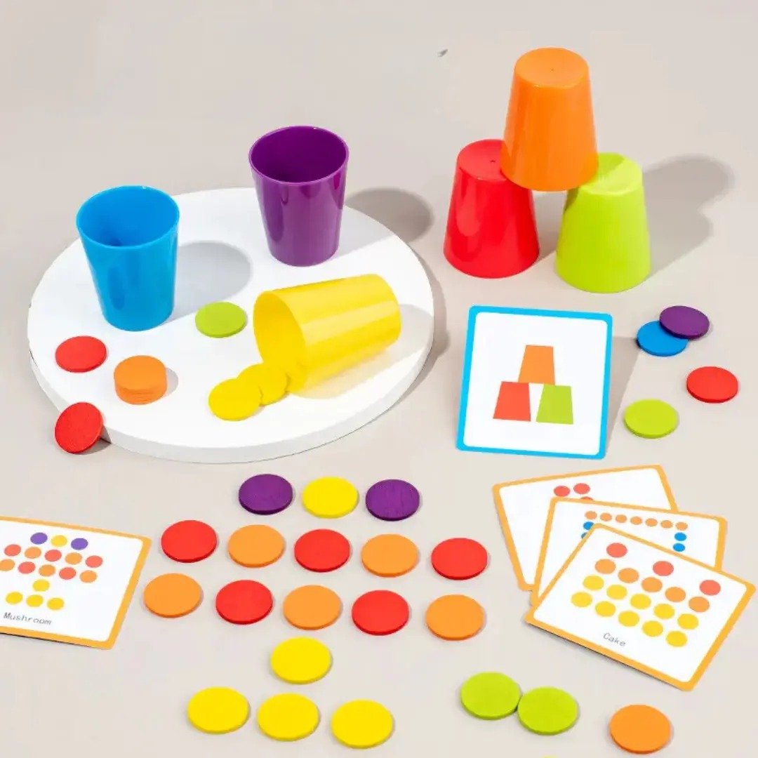 Juego de Clasificación y Vasos Apilables