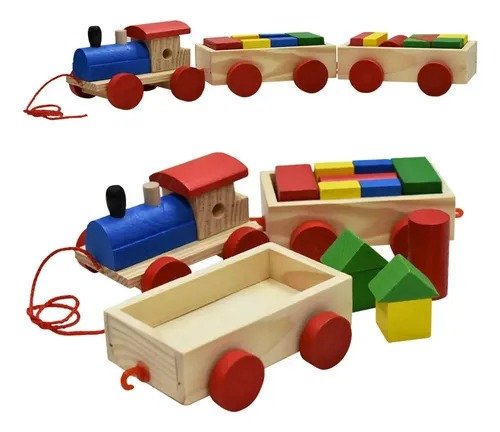 Tren de Bloques de Construcción