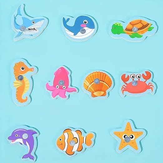 Tablero de Pesca Magnética de Animales
