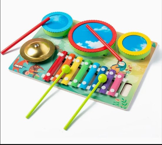 Set Musical y Xilófono de Madera Montessori