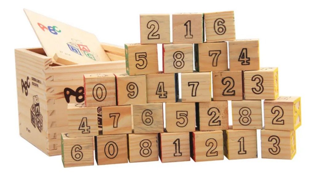 Cubo ABC de 48 Piezas de Madera
