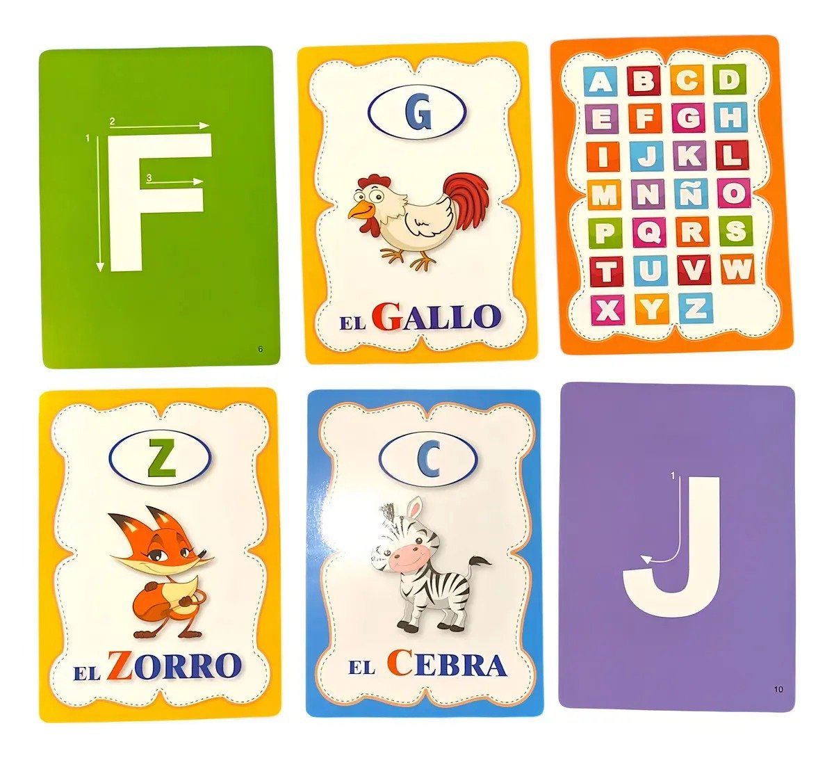 Tarjetas Interactivas del Alfabeto en Español