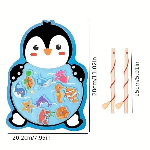 Tablero de Pesca Magnética de Animales