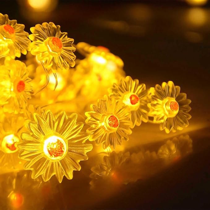 Luces Hada Diseño de Girasoles