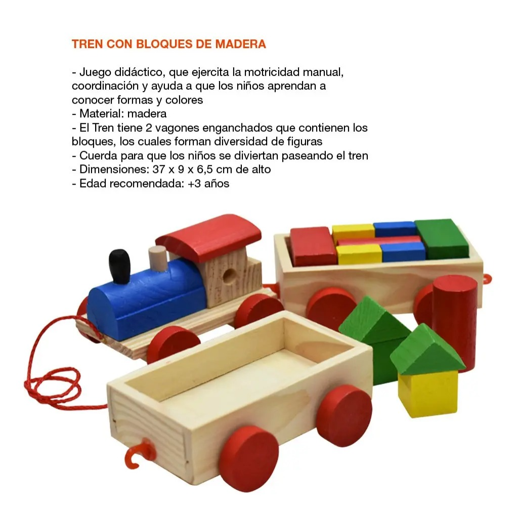 Tren de Bloques de Construcción