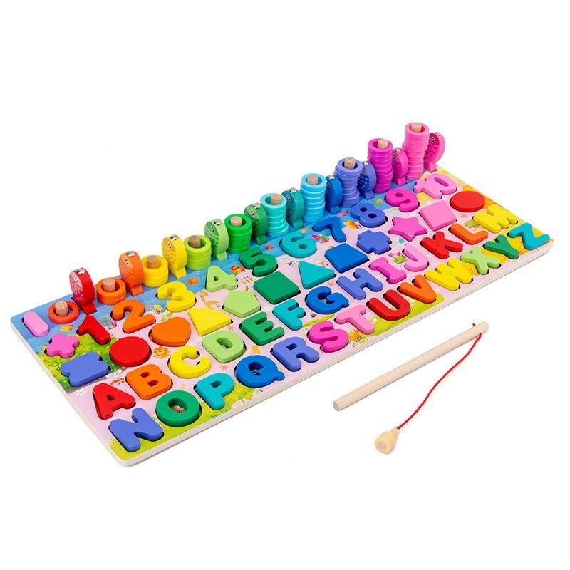 Tablero Montessori 5 en 1