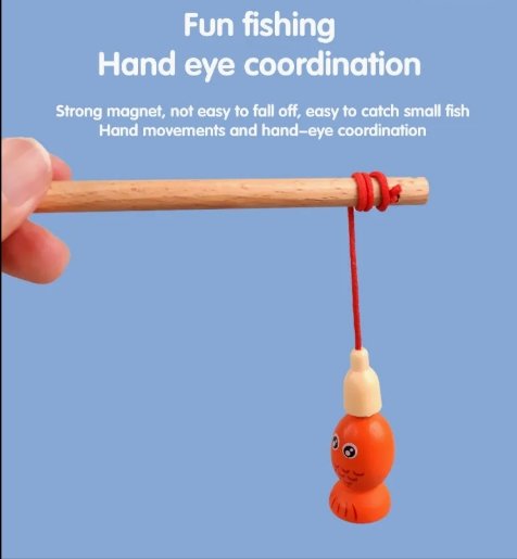 Juego de Encaje de Figuras y Pesca