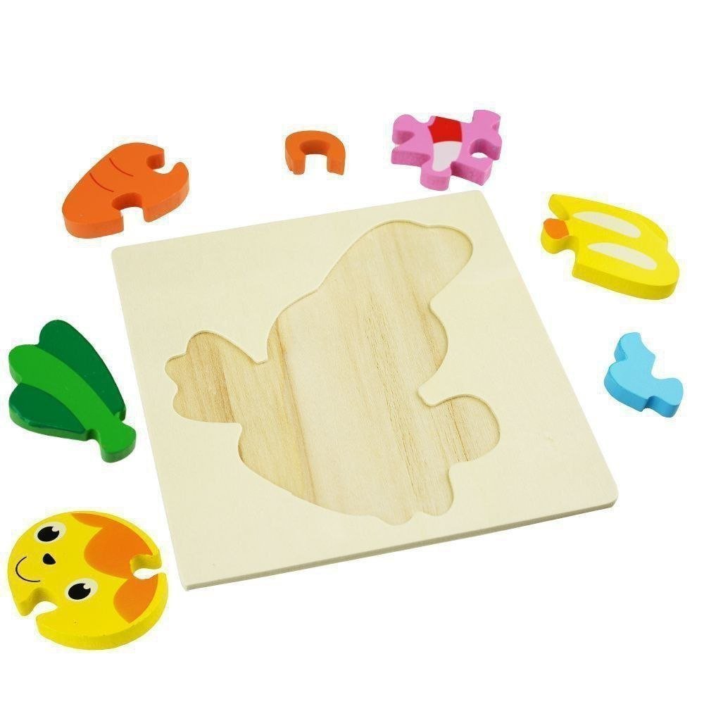 Mini Rompecabezas de Madera