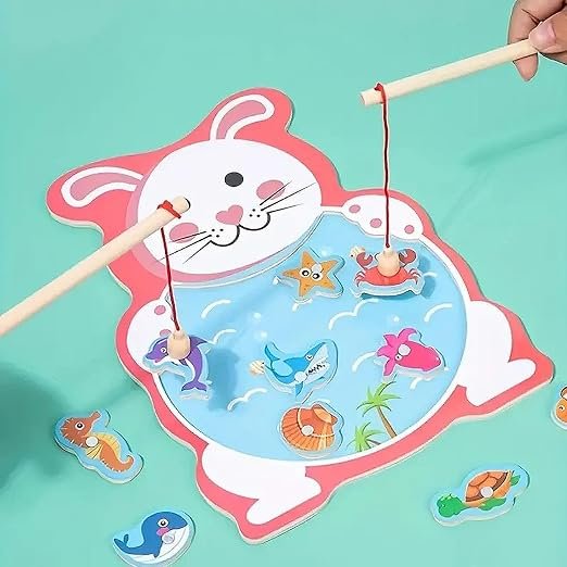 Tablero de Pesca Magnética de Animales